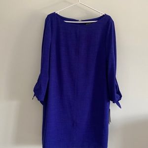 Tahari purple knee length dress size 16
